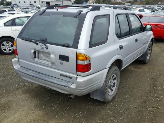 4S6CK58W8X4405557 - 1999 HONDA PASSPORT E SILVER photo 4