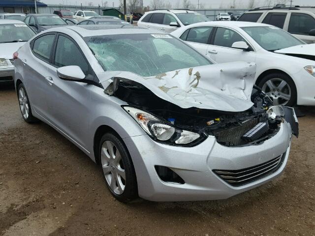 KMHDH4AE7CU254082 - 2012 HYUNDAI ELANTRA GL SILVER photo 1