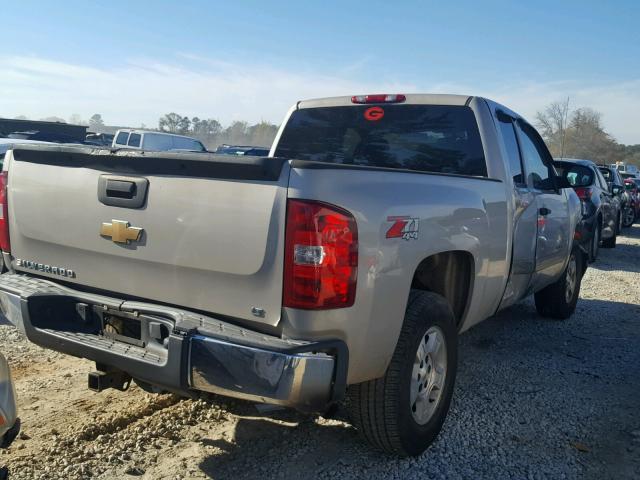 1GCEK19J27Z562795 - 2007 CHEVROLET SILVERADO TAN photo 4