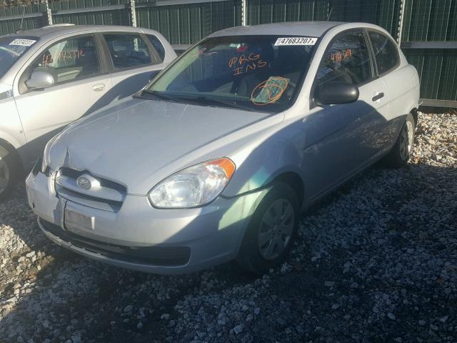 KMHCM3ACXAU176961 - 2010 HYUNDAI ACCENT BLU SILVER photo 2