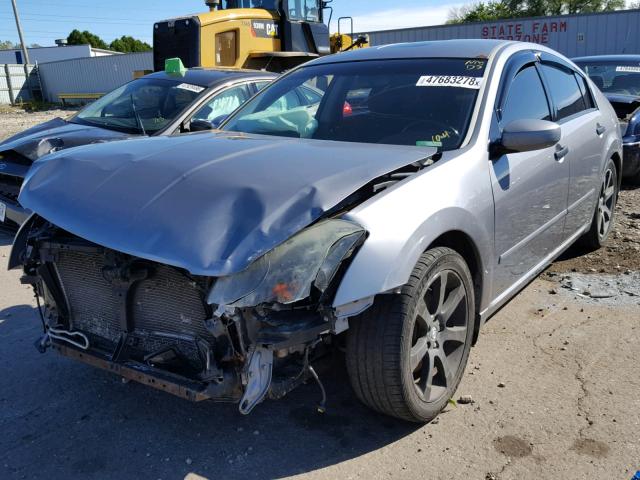 1N4BA41EX7C845850 - 2007 NISSAN MAXIMA SE GRAY photo 2