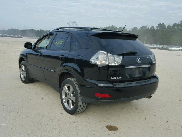 JTJHW31U772018639 - 2007 LEXUS RX 400H BLACK photo 3