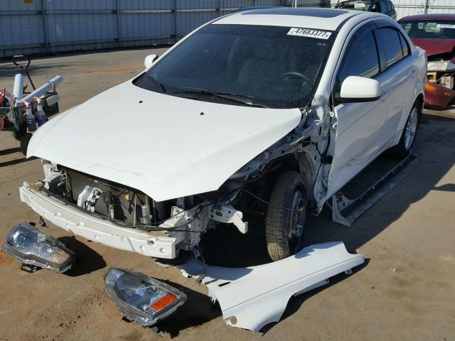 JA32U2FU9CU009603 - 2012 MITSUBISHI LANCER ES/ WHITE photo 2