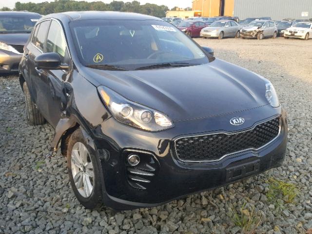 KNDPMCAC3J7396057 - 2018 KIA SPORTAGE L BLACK photo 1