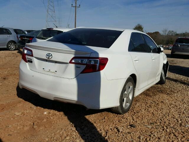 4T1BF1FK4DU677942 - 2013 TOYOTA CAMRY L WHITE photo 4