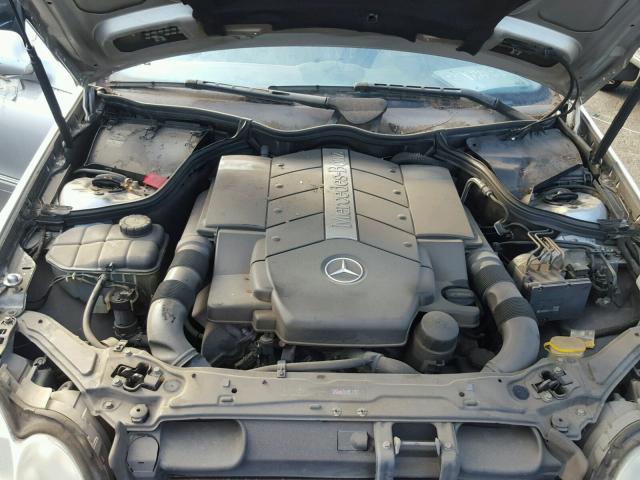 WDBTJ75J33F015256 - 2003 MERCEDES-BENZ CLK 500 SILVER photo 7