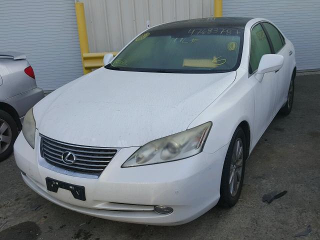 JTHBJ46G872110759 - 2007 LEXUS ES 350 WHITE photo 2