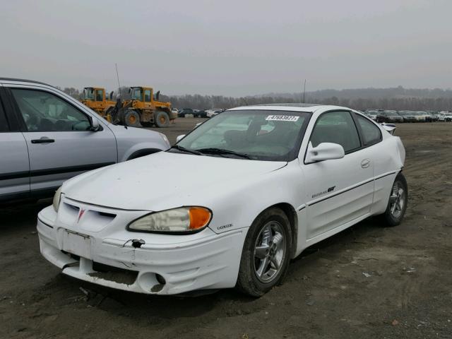 1G2NW12E2XM934946 - 1999 PONTIAC GRAND AM G WHITE photo 2