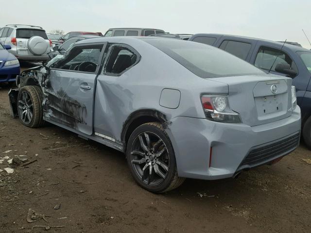 JTKJF5C77E3080064 - 2014 TOYOTA SCION TC GRAY photo 3