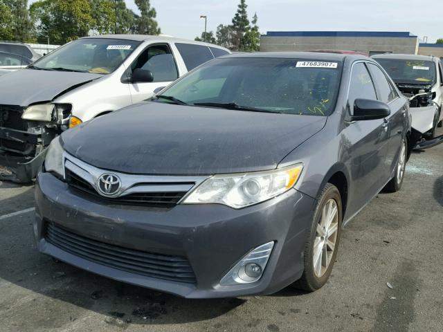 4T4BF1FK0CR159394 - 2012 TOYOTA CAMRY BASE CHARCOAL photo 2
