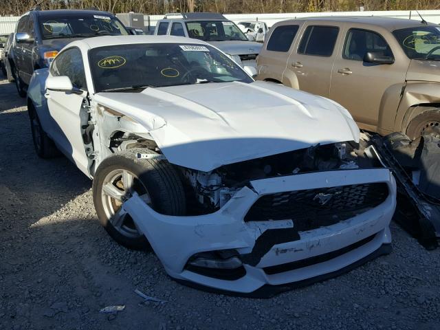 1FA6P8AM7F5395477 - 2015 FORD MUSTANG WHITE photo 1