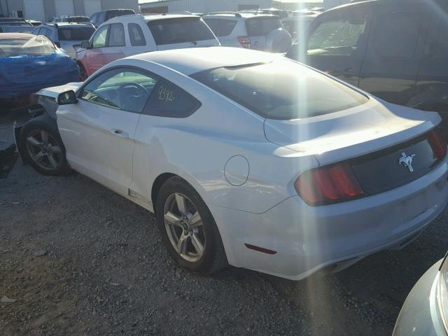 1FA6P8AM7F5395477 - 2015 FORD MUSTANG WHITE photo 3