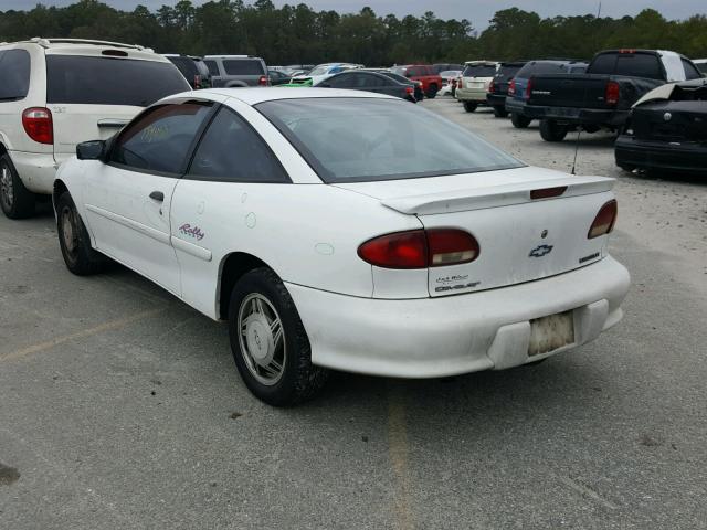 1G1JC1247V7218428 - 1997 CHEVROLET CAVALIER B WHITE photo 3