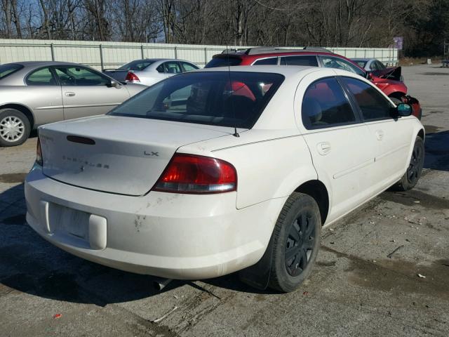 1C3EL46R32N213559 - 2002 CHRYSLER SEBRING LX WHITE photo 4