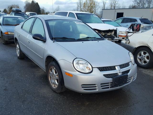 1B3ES56C95D192762 - 2005 DODGE NEON SXT SILVER photo 1