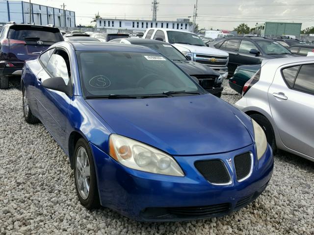 1G2ZH158X64187399 - 2006 PONTIAC G6 GT BLUE photo 1