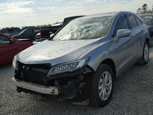 5J8TB3H54HL018358 - 2017 ACURA RDX TECHNO GRAY photo 2