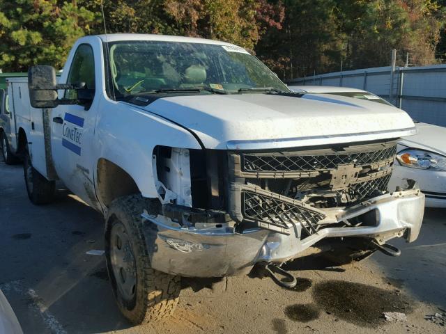 1GB0KVCG5CZ249009 - 2012 CHEVROLET SILVERADO WHITE photo 1