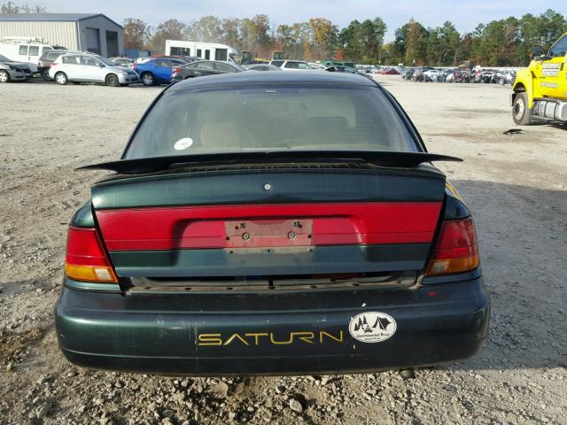 1G8ZK5276TZ368458 - 1996 SATURN SL2 GREEN photo 9