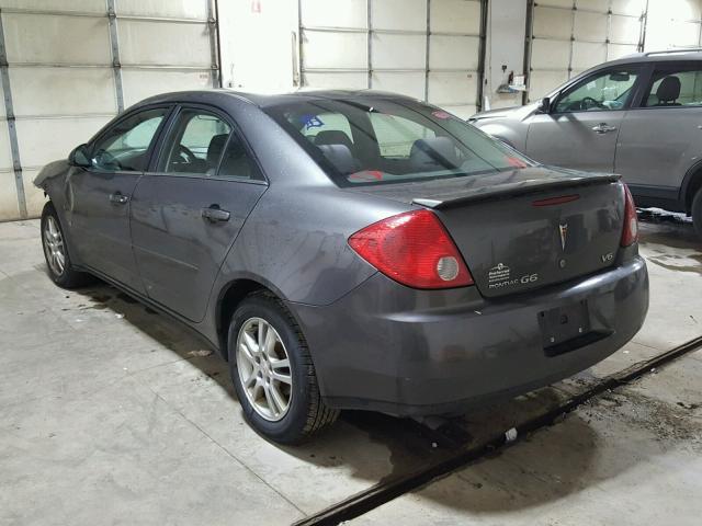 1G2ZG558X64285942 - 2006 PONTIAC G6 SE1 GRAY photo 3