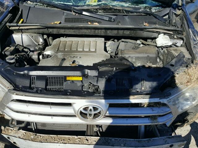 5TDBK3EH5DS240750 - 2013 TOYOTA HIGHLANDER BLACK photo 7