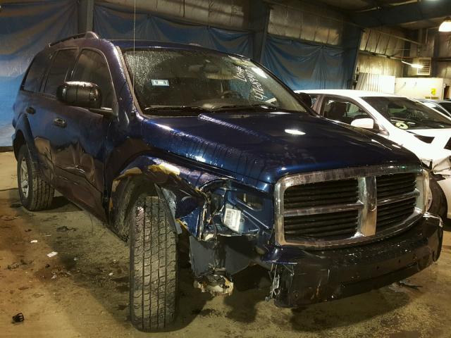 1D4HB48N06F124377 - 2006 DODGE DURANGO SL BLUE photo 1