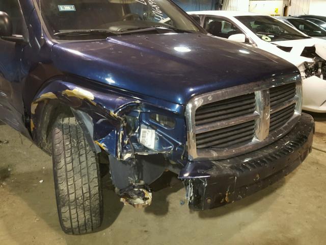 1D4HB48N06F124377 - 2006 DODGE DURANGO SL BLUE photo 9