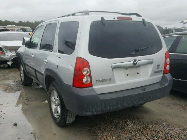 4F2YZ02Z95KM63397 - 2005 MAZDA TRIBUTE I SILVER photo 3