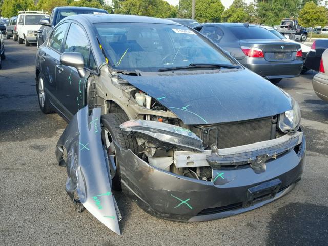 1HGFA16846L128132 - 2006 HONDA CIVIC EX GRAY photo 1