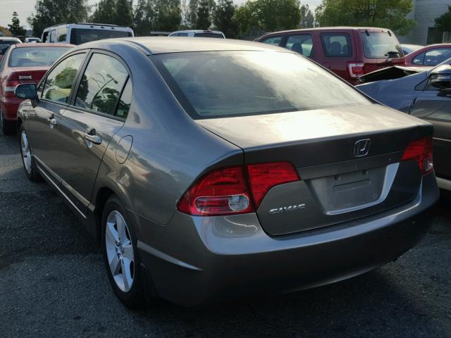 1HGFA16846L128132 - 2006 HONDA CIVIC EX 灰色 照片 3