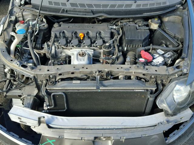 1HGFA16846L128132 - 2006 HONDA CIVIC EX GRAY photo 7