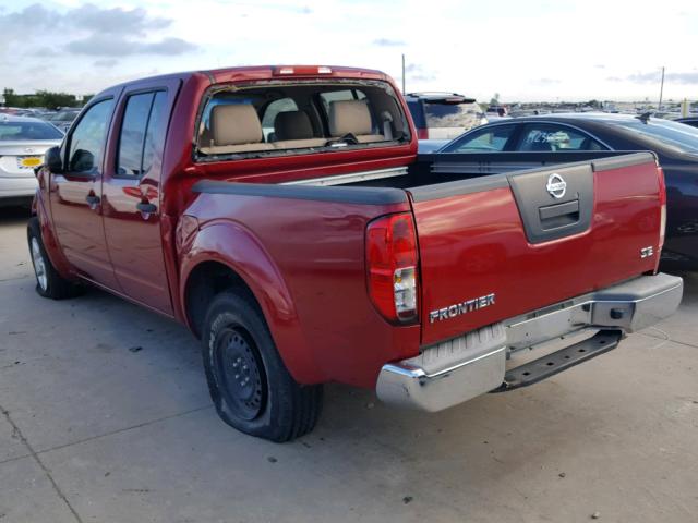 1N6AD07U59C416359 - 2009 NISSAN FRONTIER C RED photo 3