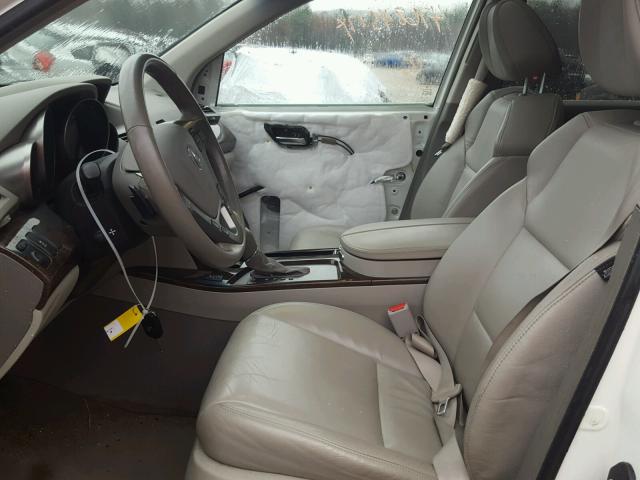 2HNYD2H65BH538780 - 2011 ACURA MDX TECHNO WHITE photo 5