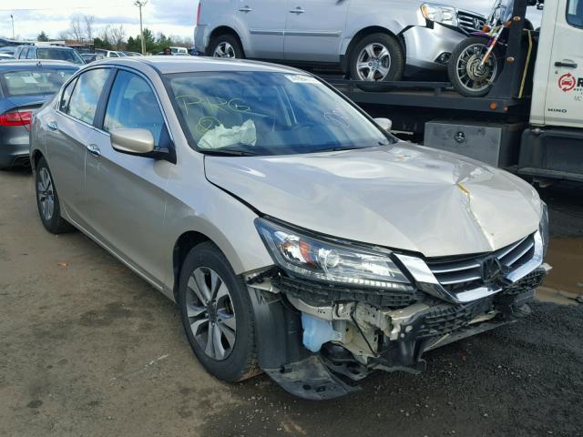 1HGCR2F37DA038276 - 2013 HONDA ACCORD LX TAN photo 1