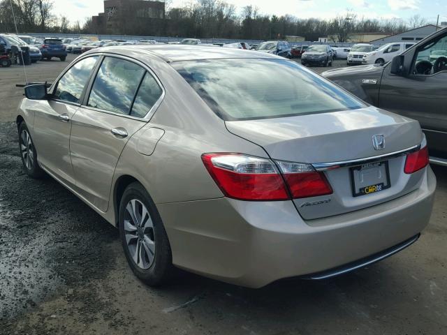 1HGCR2F37DA038276 - 2013 HONDA ACCORD LX TAN photo 3