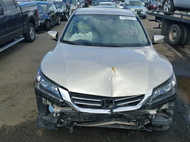 1HGCR2F37DA038276 - 2013 HONDA ACCORD LX TAN photo 9