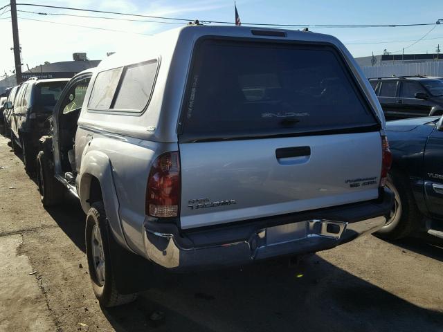 5TETU62N67Z402127 - 2007 TOYOTA TACOMA PRE SILVER photo 3