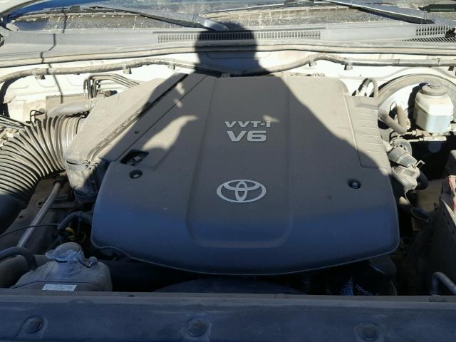 5TETU62N67Z402127 - 2007 TOYOTA TACOMA PRE SILVER photo 7