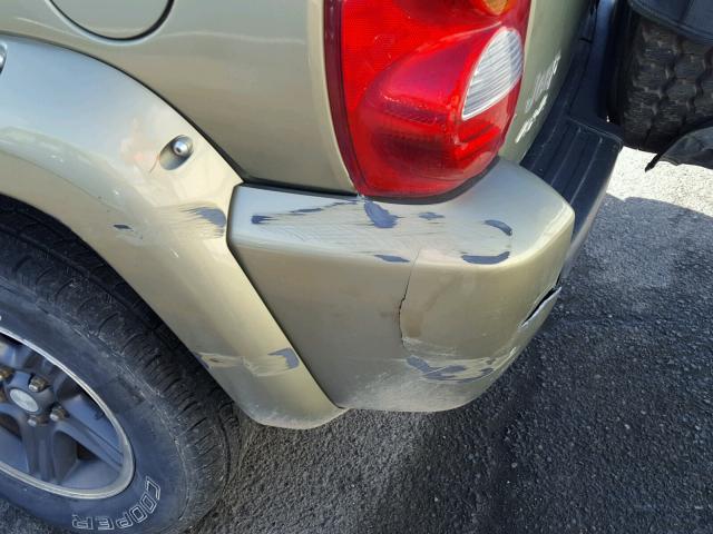 1J4GL38KX3W621108 - 2003 JEEP LIBERTY RE GREEN photo 9