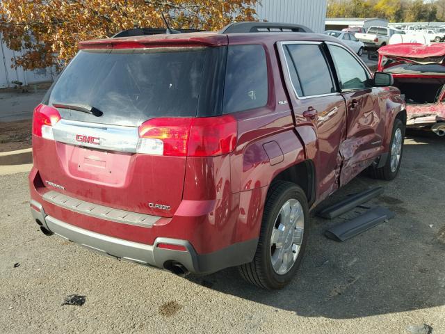 2CTFLDEY8A6230986 - 2010 GMC TERRAIN SL RED photo 4