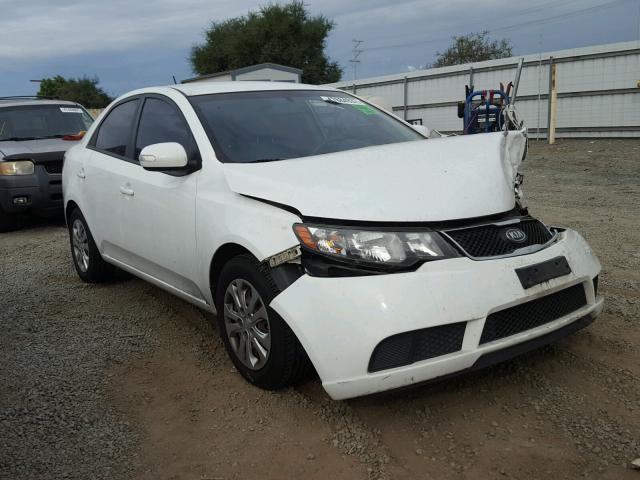 KNAFU4A27A5053317 - 2010 KIA FORTE EX WHITE photo 1