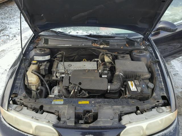 1G3NL52T91C223347 - 2001 OLDSMOBILE ALERO GL BLUE photo 7