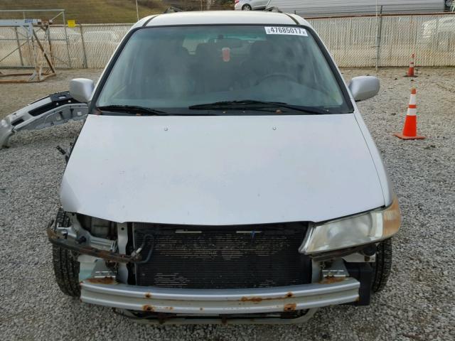 5FNRL18972B055850 - 2002 HONDA ODYSSEY EX SILVER photo 9