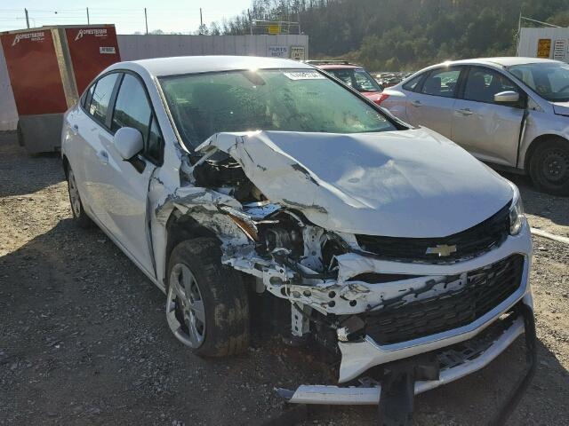 1G1BC5SM9H7185934 - 2017 CHEVROLET CRUZE LS WHITE photo 1