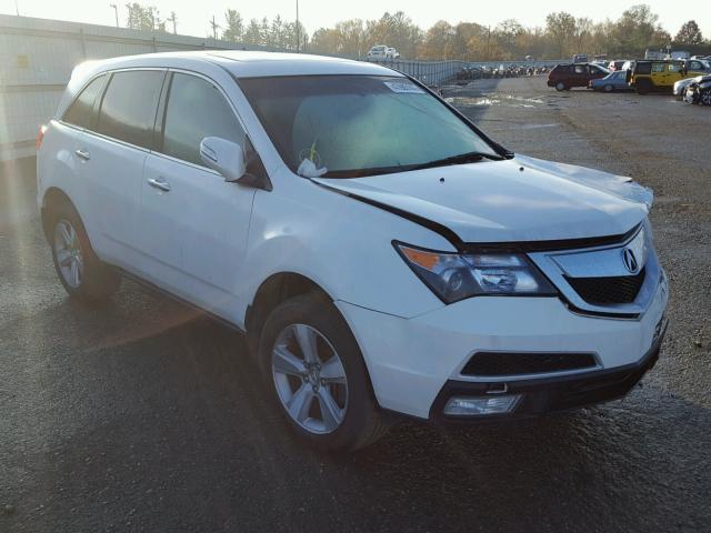 2HNYD2H63BH511903 - 2011 ACURA MDX TECHNO WHITE photo 1