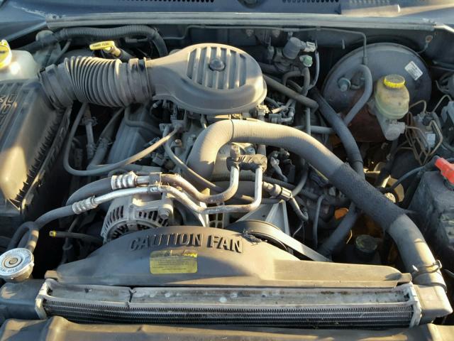 1B7GL22Y4WS518632 - 1998 DODGE DAKOTA GREEN photo 7