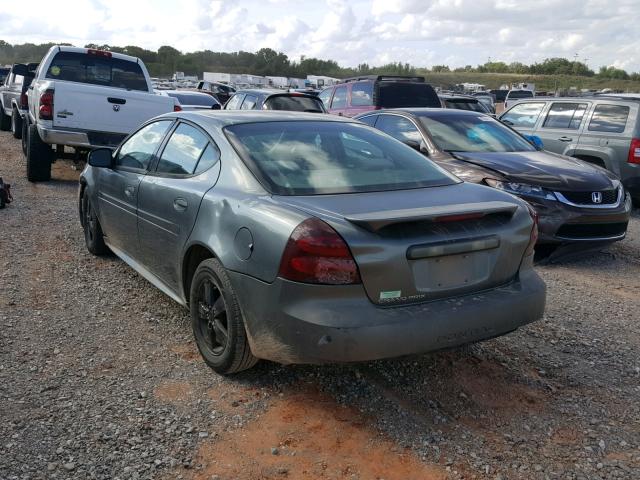 2G2WP522251162715 - 2005 PONTIAC GRAND PRIX GRAY photo 3