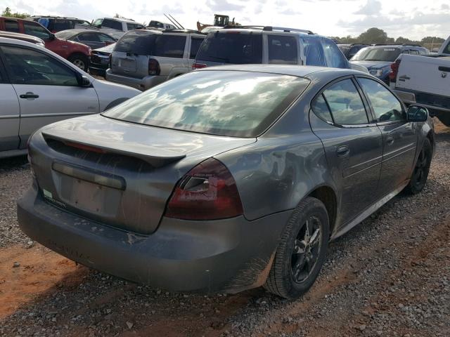 2G2WP522251162715 - 2005 PONTIAC GRAND PRIX GRAY photo 4