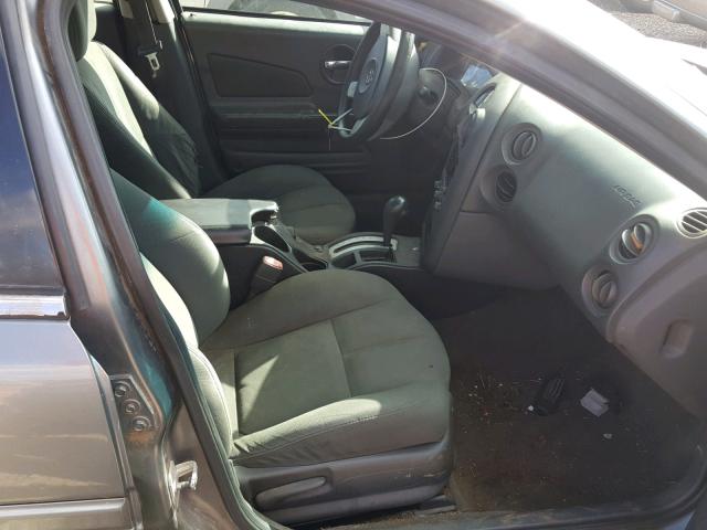 2G2WP522251162715 - 2005 PONTIAC GRAND PRIX GRAY photo 5