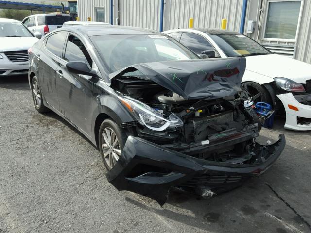 5NPDH4AE0FH615610 - 2015 HYUNDAI ELANTRA SE BLACK photo 1